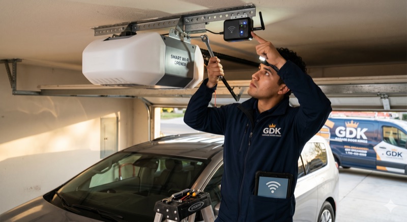 Garage door opener repair and installation